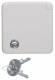 Berker 4212 Schuko socket , hinged lid lock WG area wh