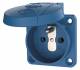 Mennekes 11111 16A2P+E 230V SCHUKO-Anbau-Steckdose blau