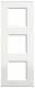 Legrand LNA4802M3BI BTicino Light Rahmen weiss 3x2-modulig
