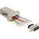DELOCK Adapter D-Sub9 -> RJ45 St/Bu Montagesatz