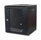 Allnet ALL-SMM3306SCHWARZ 25,4 cm ( 10 inch ) wall-mounted enclosure, 6 U, black, SMM series