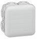 Legrand 092005 92005 square junction box, 65x65x40 mm Plexo IP55 gray memb