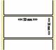 OEM-Factory Etiketten - Transfer 50 x 35mm, K76, BLICKDICHT