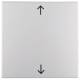 Berker 16201414 Wippe mit Aufdruck Symbol Pfeile B.1/B.7 Glas alu matt