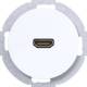 Hager WLF4380WG High Definition Steckdose mit 90°-Steckanschluss R.Classic