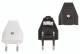 Bachmann 900.003 Euro plug 2.5A knows , screw connection for H05VV-F 2x075 sqmm