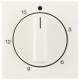 Berker 16328982 Central piece with regulating button for mechanical timer S.1 ws