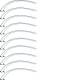 Hager KU9S46GVZ BKE-Spgsabgriff universZ 460 mm schwarz/blau Stecker-verdichtet 10 Stück