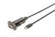 DIGITUS adapter USB2.0/C -> serial D-Sub9 St/St + 1.0m cable