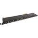 InLine® Patchfeld Cat.6A 24-fach 48,3 cm ( 19 Zoll ) 0,5HE schwarz RAL9005