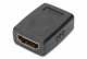 DIGITUS HDMI adapter/extension type A Bu/Bu Ultra HD 60p black