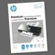 HP 9122 Laminierfolien Premium A4 125 Micron 25x mit Lochung