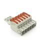 WAGO 832-1206/334-000 1-conductor pin header lever strain relief plate 16 mm²