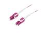 Synergy 21 S215553V2 LWL-2-Faser-Patchkabel 2 m LC-LC, 50/125 µm, OM4, Uniboot (drehbar), Push/Pull, AD=2 mm, 