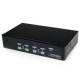 StarTech.com 4 Port Professional VGA USB KVM Switch with Hub - KVM switch - 4 ports - desktop
