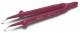 Cimco 103240 tweezers with 1000V protective isolation, curved flat-round shape