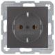 Berker 41431606 SCHUKO socket outlet anthracite,