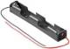 Goobay 11983 Battery holder, 2x Mignon '' AA '' - with connection cable