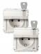 Merten MEG2318-7244 SCHUKO socket BRS folding + writing. paragraph 2gl. white AQUA