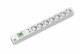Allnet 333.405 48,3 cm ( 19 Zoll ) Steckdosenleiste, 7xDosen(CEE7)->Stecker(CEE7), Ü