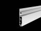 Synergy 21 S21-LED-PR2500181 LED U-Profil 200 cm, ALU1580TR-10, silber, Fußboden/Sockelleiste