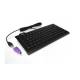 KEYSONIC 61026 Mini keyboard with numeric keypad, black, KSK-5010ELC (UK)