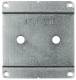 Busch Jaeger 2CKA001716A0042 BJ 2609WS Montageplatte ocean IP44 metall