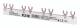 Moeller 193378 EATON EVG-2PHAS/4AFDD busbar phase rail 1ph 10qmm fork 12TE 