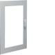 Hager FZ014FT Tür univers FW rechts transparent RAL9010 für IP30 950x550 mm