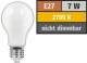 LED filament bulb McShine ''Filed'', E27, 7W, 720 lm, warm white, matt