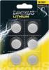 Tecxus Lithium CR2032 Batterie, 6 Stk. im Blister – Lithium-Knopfzelle, 3 V