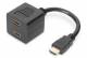 DIGITUS HDMI Y-splitter cable type A-2xA St/Bu 0.2m Full HD sw