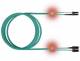 ZVK EasyLan LSD32100100 LWL LED Patchkab Duplex LCD/SCD G50/125 OM3 aqua 10m
