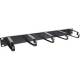 InLine® 48,3 cm ( 19 Zoll ) Kabelführungspanel, 5 große Bügel, RAL9005, schwarz