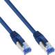 70er B-Pack InLine® Patchkabel, S/FTP, Cat.6A, halogenfrei, CU blau 1m