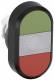 ABB MP9-1144 Doppeldrucktaste Tasten fla schwarz, Horizontalpfeile Mittenkalotte