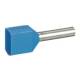 Legrand 037687 Zwillings-Aderendhülsen Starfix lose 2x0,75 mm² blau