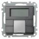 Merten MEG6212-0414 button 2-gang plus, System M m.RTR anthracite