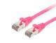 Equip 615586 Patch cable Cat6 S/FTP 2xRJ45 40.00 m pink LSZH poly bag