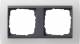 Gira 021224 0212 24 Cover opaque white, 2-way event for anthracite inserts
