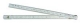 MIB Messzeuge 09089035 Spezial-Holz-Gliedermaßstäbe 3mtr x 30x6,5mm, Duplexteilung Typ 441/1