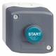 Schneider Electric XALD103 Schneider housing 1 pushbutton 1S START flat green