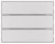 Berker 80163774 Tastsensor 3fach Komfort KNX K.5 alu