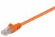Goobay 95201 CAT 5e patch cable, U/UTP, orange - CCA copper mixture