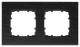Siemens 5TG11020 DELTA miro frame 2-fold real material wood type wenge