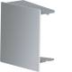 HAGER LFS600606VERZ End piece made of sheet steel for LFS 60x60mm galvanized