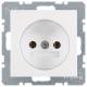 Berker 6167038989 o.Schutz outlet, contact S.1/B.3/B.7 pws glass, glossy