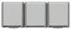 Siemens 5UB4731 Schuko-Steckdose 3-fach waagerecht Delta AP