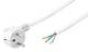 Goobay 93311 Power cable 2 m, white - Schuko (Type F, CEE 7/7)> loose cable ends