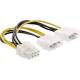 inLine ATX Stromadapter 2x 13,3 cm ( 5,2 inch ) -> 8-pin (PCIe)
